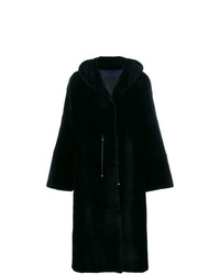 Liska Hooded Fur Coat