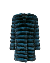 Liska Ribbed Fur Coat