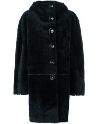 Sylvie Schimmel Hooded Lamb Fur Coat