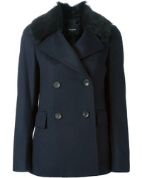 Paul Smith Faux Fur Collared Coat