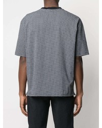 Giorgio Armani Geometric Pattern T Shirt
