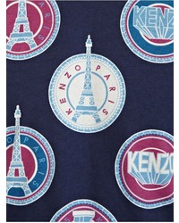Kenzo Navy Printed Logo T Shirt