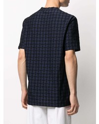 Giorgio Armani Pattern Print Textured T Shirt
