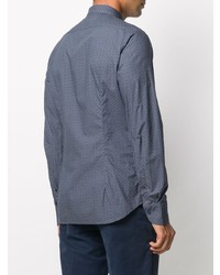 Tintoria Mattei Geometric Long Sleeve Shirt