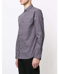 Kent & Curwen Geometric Print Long Sleeved Shirt
