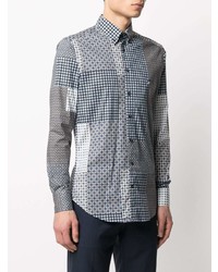 Etro Mixed Print Button Up Shirt