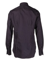 Dell'oglio Pattern Print Long Sleeve Shirt