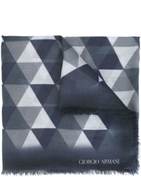 Giorgio Armani Geometric Print Scarf