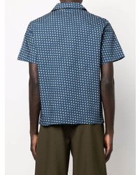 A.P.C. Geometric Pattern Short Sleeve Shirt