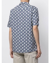 D'urban Geometric Print Short Sleeved Shirt