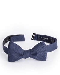 Ted Baker London Geometric Silk Wool Bow Tie