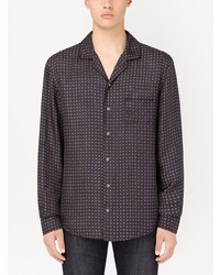 Dolce & Gabbana Geometric Print Silk Shirt