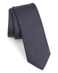 BOSS Geometric Silk Cotton Tie