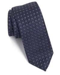 BOSS Geometric Woven Silk Tie