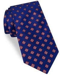 Ted Baker London Open Grounded Geometric Silk Tie