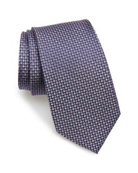 Nordstrom Men's Shop Selway Grid Silk X Long Tie