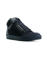 Lanvin Panelled Mid Top Sneakers