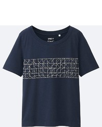 Navy Geometric T-shirt