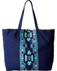 Plush Soleil Aztec Tote Bag Tote Handbags
