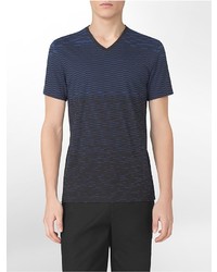 Calvin Klein X Fit Ultra Slim Fit Geometrical Print V Neck T Shirt