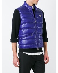 Moncler Classic Padded Gilet Blue