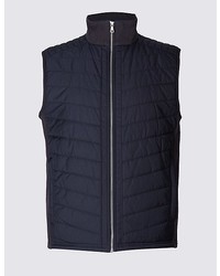 Marks and Spencer Cotton Rich Funnel Neck Gilet