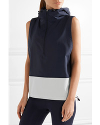 Tory Sport Hooded Stretch Jersey And Shell Vest