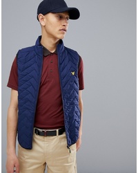 Lyle & Scott Golf Innes Padded Gilet In Navy