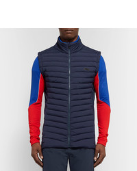 Kjus Macun Stretch Jersey Panelled Dwr Coated Quilted Shell Gilet