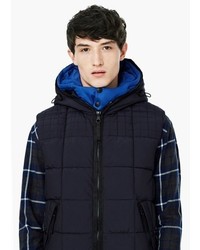 Mango Man Quilted Gilet