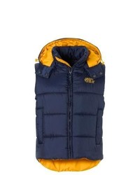 Rainbow Quilted Gilet In Navy Size 42