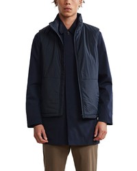 Nn07 Verve Insulated Water Resistant Vest In Navy Blue At Nordstrom