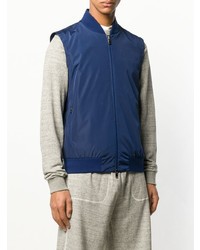 Z Zegna Zipped Fitted Gilet