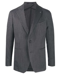 Tagliatore Checkered Single Breasted Blazer