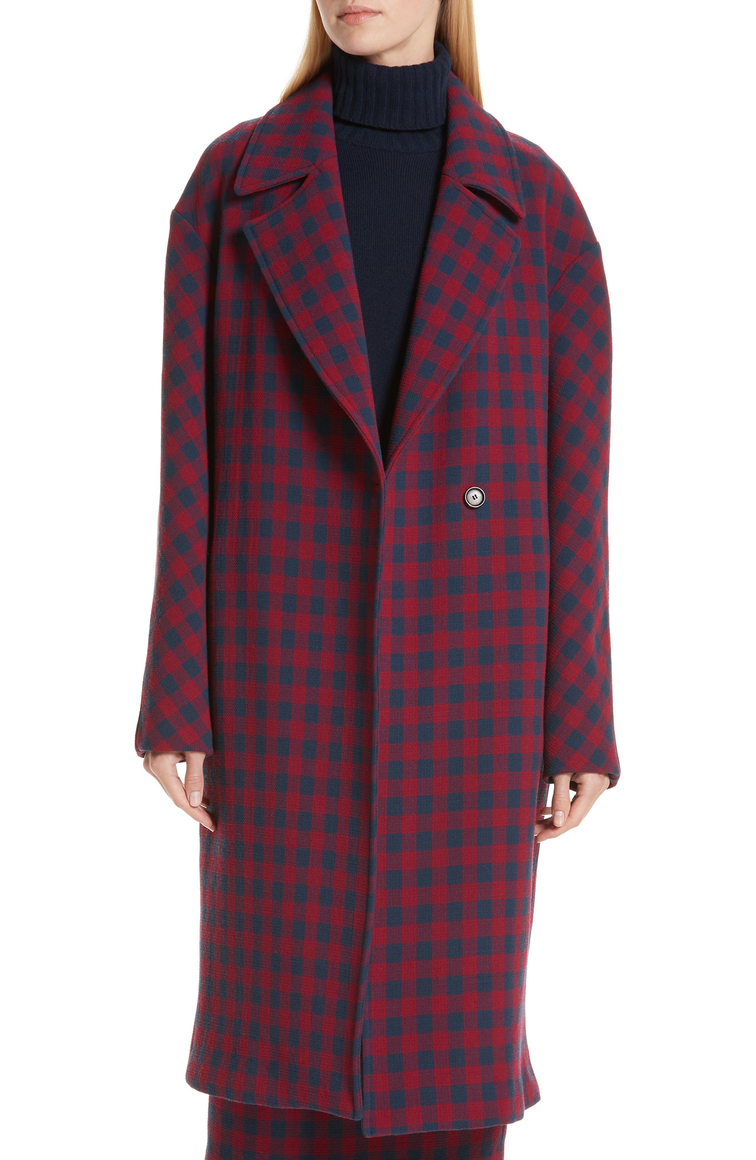 A.L.C. Copeland Check Crepe Coat, $596 | Nordstrom | Lookastic