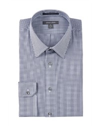 Nordstrom Rack Long Sleeve Traditional Fit Mini Gingham Non Iron Dress Shirt