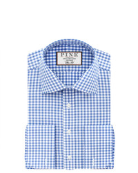 Thomas Pink Summers Check Slim Fit Double Cuff Shirt