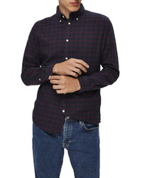 Selected Homme Slim Fit Plaid Flannel Shirt