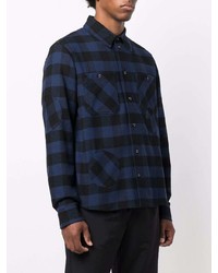 Off-White Special Flannel Shirt Blue Black