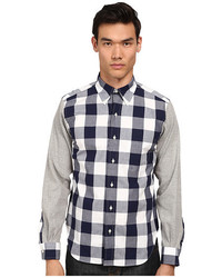 Mark Mcnairy New Amsterdam Long Sleeve Contrast Sleeve Button Down
