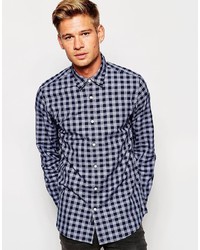 Selected Homme Large Scale Gingham Shirt
