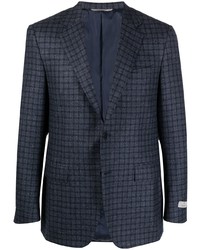 Canali Checked Wool Suit Jacket