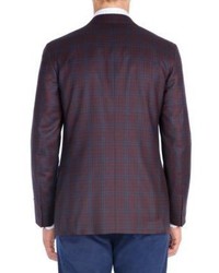 Isaia Gingham Wool Sportcoat