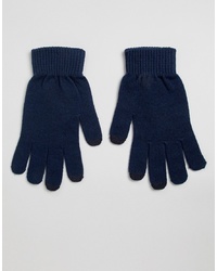 ASOS DESIGN Touch Screen Gloves In Recycled Polyester