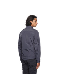 C.P. Company Blue Nylon Cargo Over Shirt Jacket