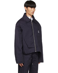 Spencer Badu Navy Cotton Jacket