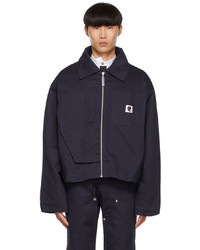 Spencer Badu Navy Cotton Jacket