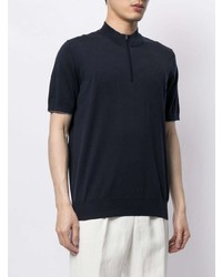 Brunello Cucinelli Half Zip Knit T Shirt