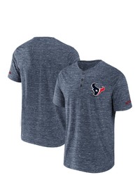 NFL X DARIUS RUCKE R Collection By Fanatics Navy Houston Texans Slub Henley T Shirt