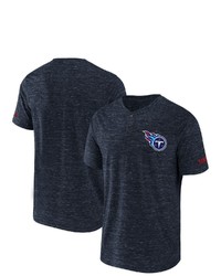 NFL X DARIUS RUCKE R Collection By Fanatics Navy Tennessee Titans Slub Henley T Shirt